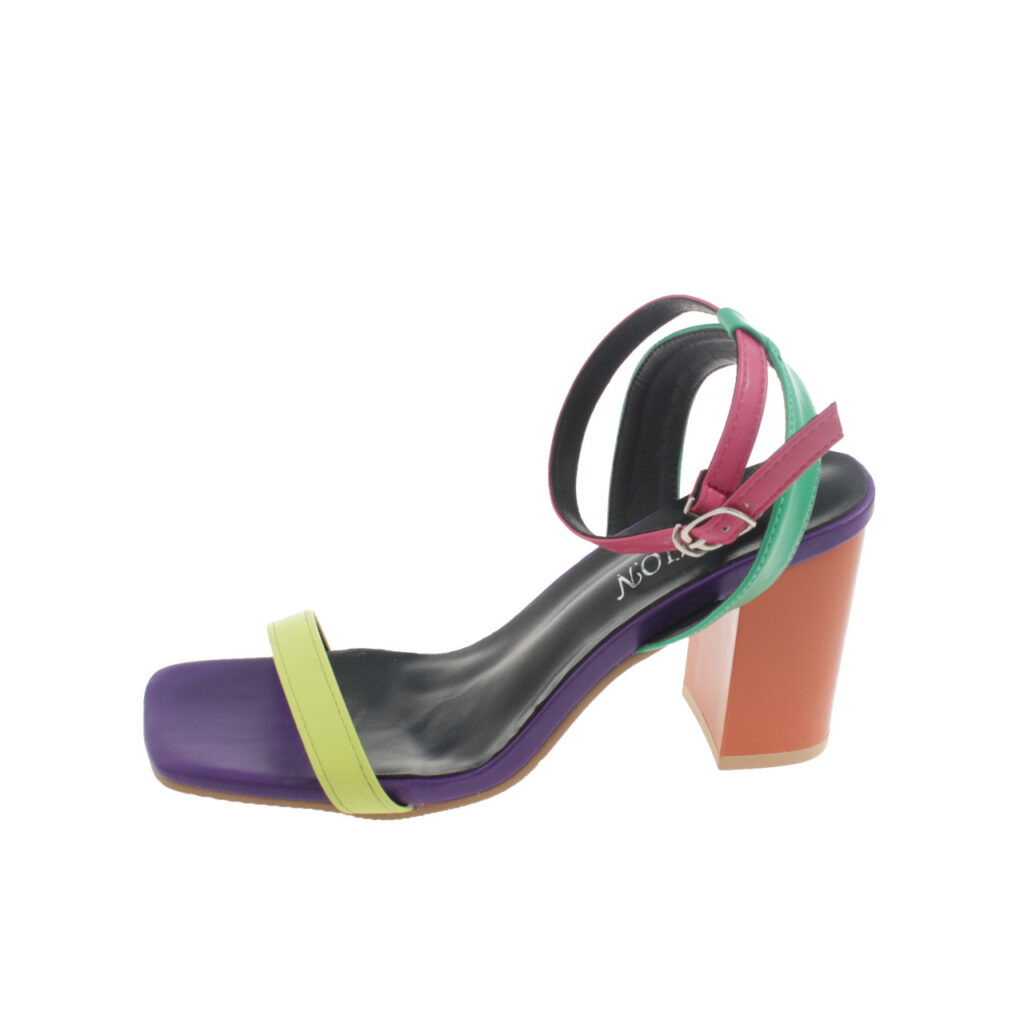 Colorful Lace-up Plus-size Export High-heeled Sandals For Women
