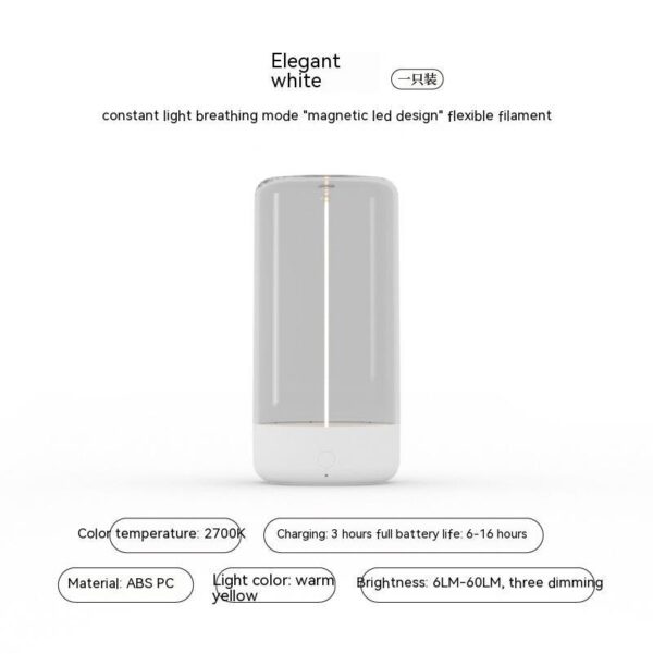 New LED Camping Light Type-c Rechargeable Portable Night Light With High Transparency And Anti Drop Creative Atmosphere Light - Image 29