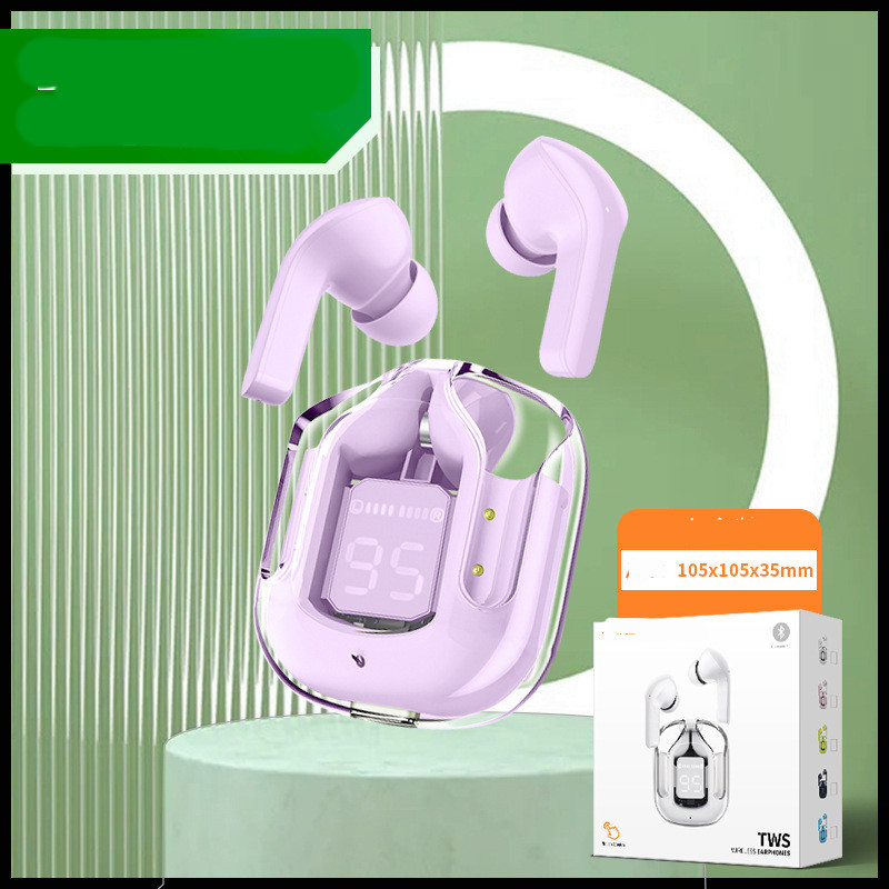 New Mini Transparent Wireless Bluetooth Headset Digital Display ENC Noise Reduction True Wireless Sports Music - Image 47