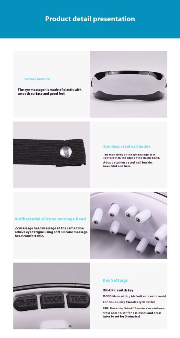 Electric Eye Massager Vibration Magnetic Eye Massage Ceremony - Image 4
