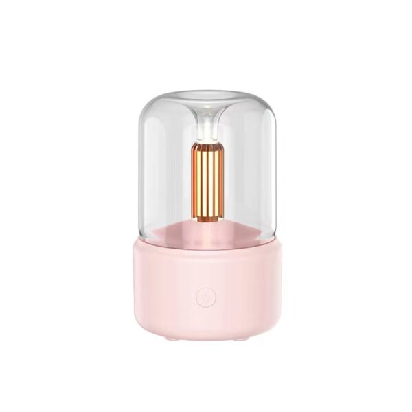 Atmosphere Light Humidifier Candlelight Aroma Diffuser Portable 120ml Electric USB Air Humidifier Cool Mist Maker Fogger 8-12 Hours With LED Night Light - Image 21