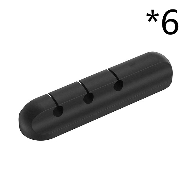 Silicone USB Cable Winder Desktop Cable Organizer Management Multipurpose Clips Cables Protector For Wired Headphones - Image 17
