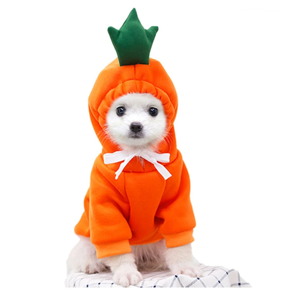 Cute Fruit Dog Clothes For Small Dogs Hoodies Winter Warm Fleece Pet Clothing Puppy Cat Costume Coat For French Chihuahua Outfit - Image 14