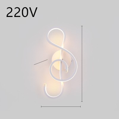 led wall lamp nordic minimalist bedroom bedside lamp - Image 30
