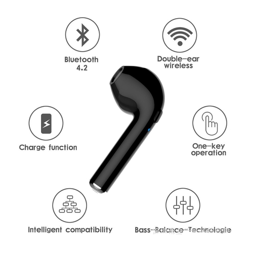 Dual Chamber Wireless Bluetooth Earphones With Charging Box - Image 2