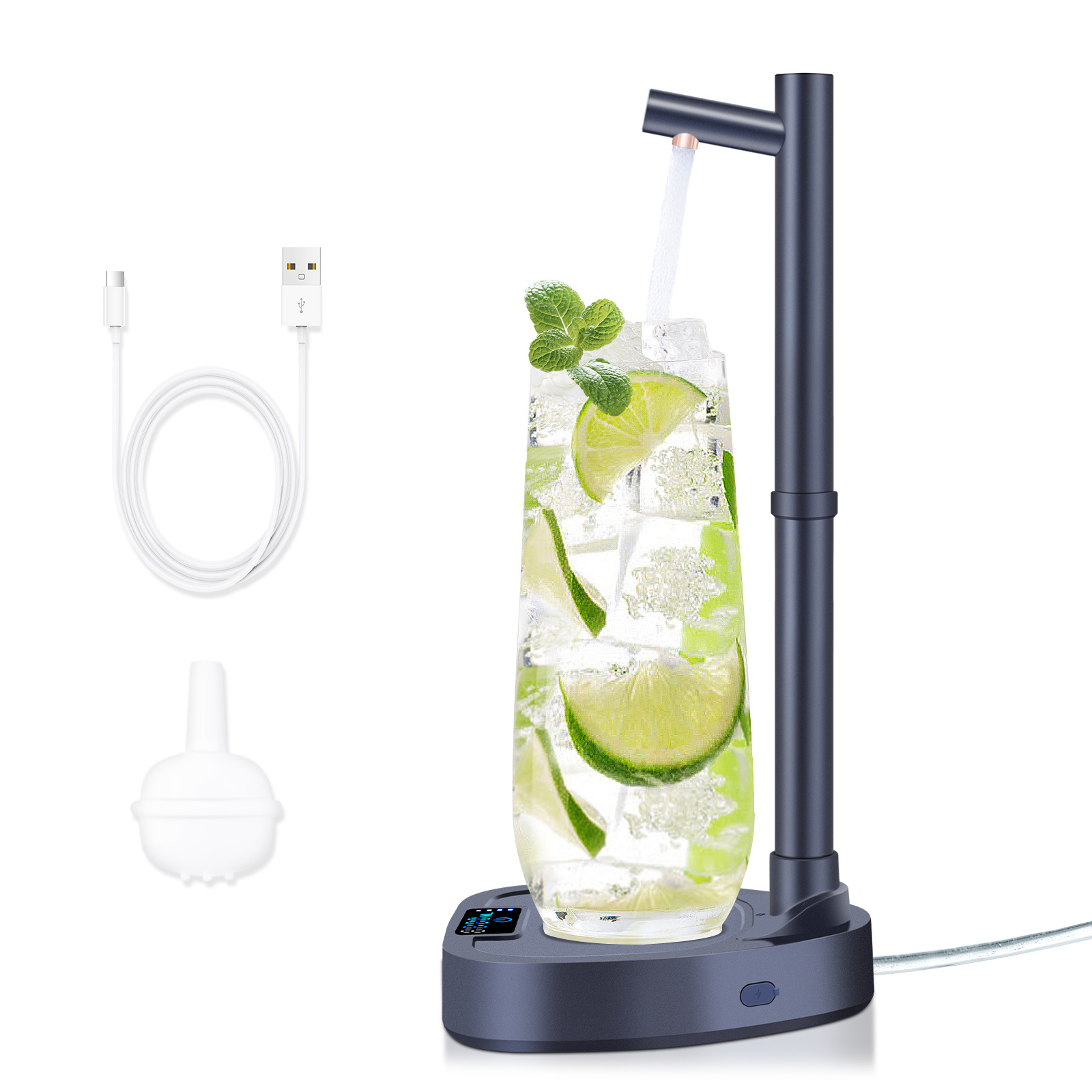 Added Extension Tupe Water Dispenser Automatic Water Bottle Desktop Rechargeable Water Dispenser With Stand - Image 14