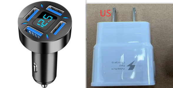 Four-port Car Charger 4USB Car Charger - Image 3