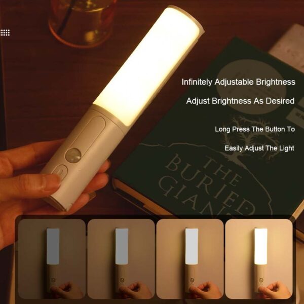 New Style Smart Human Body Induction Motion Sensor LED Night Light For Home Bed Kitchen Cabinet Wardrobe Wall Lamp - Image 6