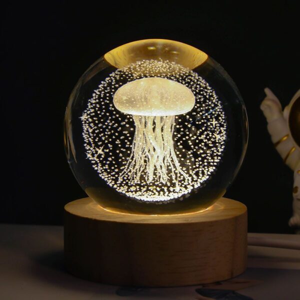 Luminous Starry Sky And Planets Moon Moon Crystal Ball Small Night Lamp Projection Ambience Light Creative Gift New Strange Gift - Image 24