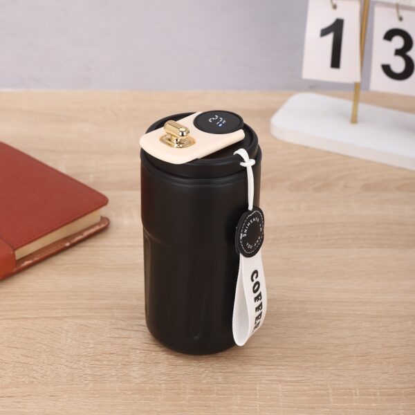 Smart Digital Thermal Bottle Portable Coffee Mug Stainless Steel Water Bottle In-Car Insulated Cup Keep Cold Vacuum Flasks 450ml - Image 21