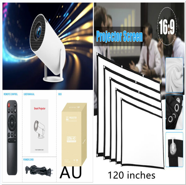 HY300 Pro Projector Home Theater Entertainment Portable Small Projector - Image 47