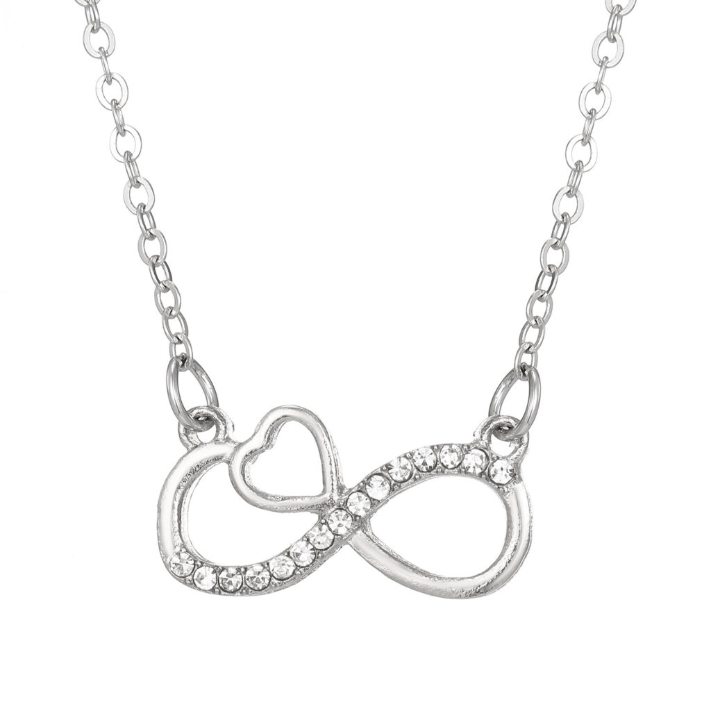 Infinite Symbol Necklace Choker Minimalist Light Luxury