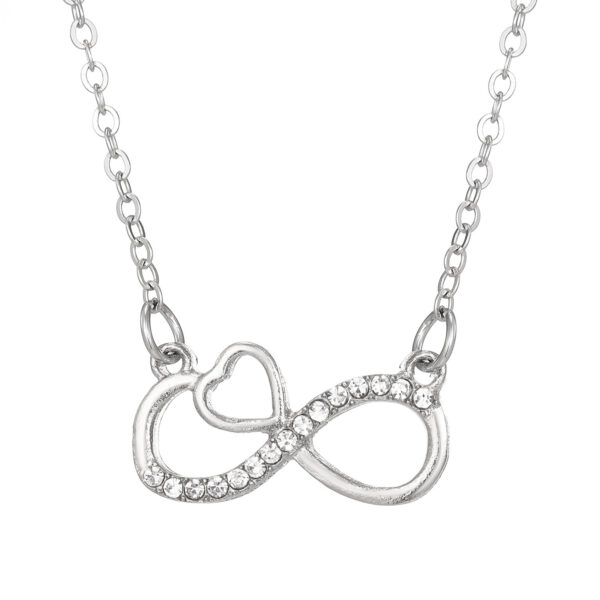 Infinite Symbol Necklace Choker Minimalist Light Luxury - Image 5