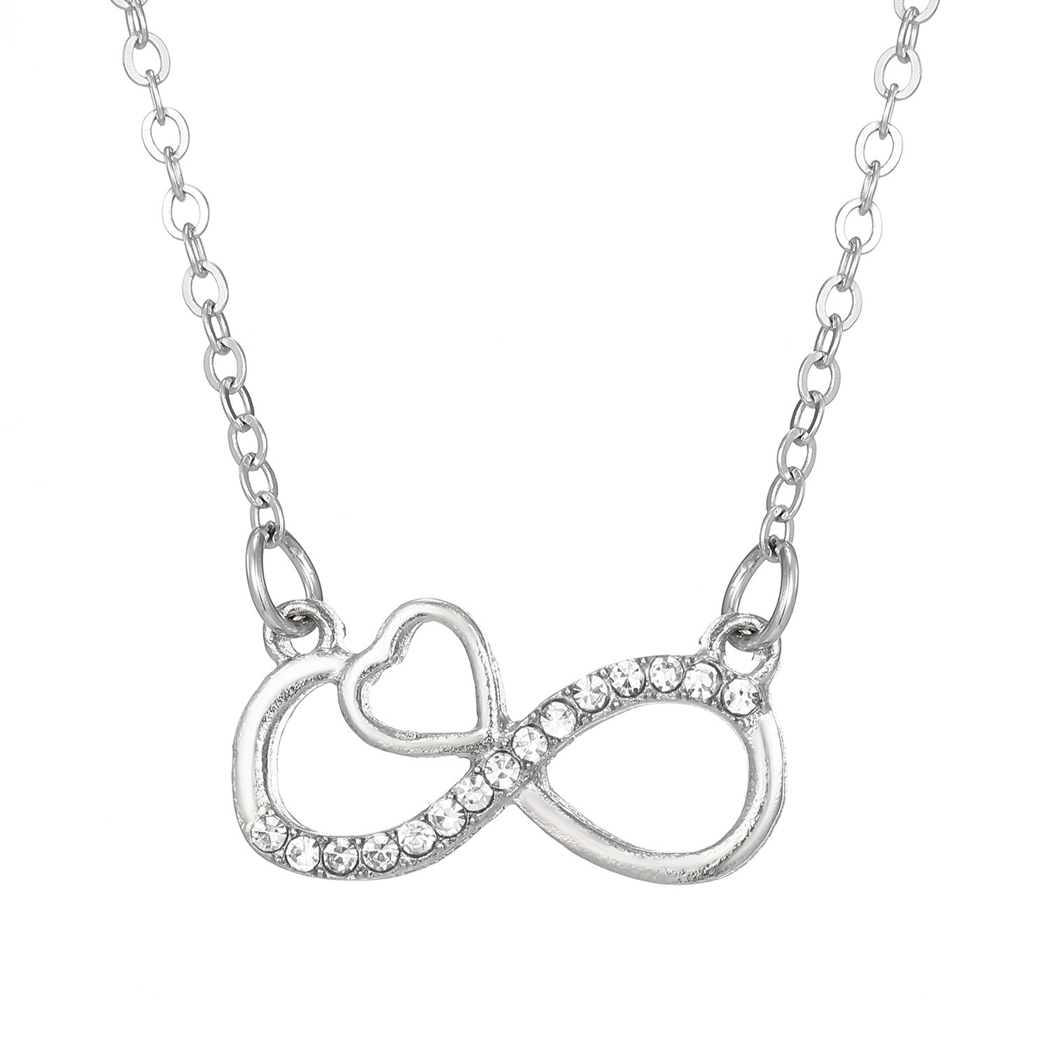 Infinite Symbol Necklace Choker Minimalist Light Luxury - Image 5