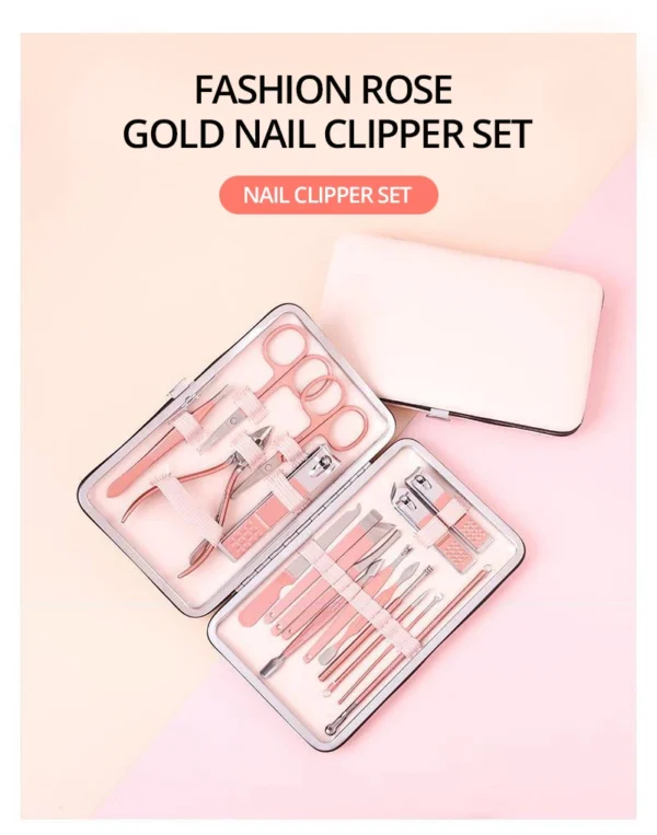 Professional Scissors Nail Clippers Set Ear Spoon Dead Skin Pliers Nail Cutting Pliers Pedicure Knife Nail Groove Trimmers - Image 26