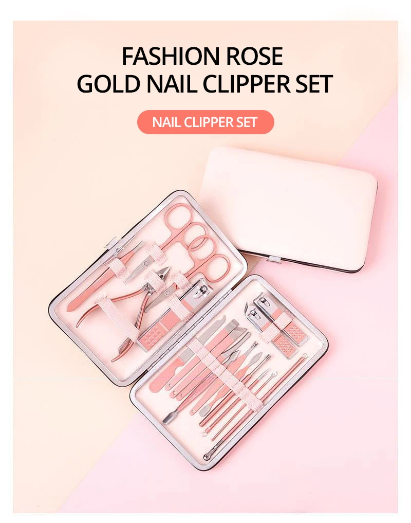 Professional Scissors Nail Clippers Set Ear Spoon Dead Skin Pliers Nail Cutting Pliers Pedicure Knife Nail Groove Trimmers - Image 26