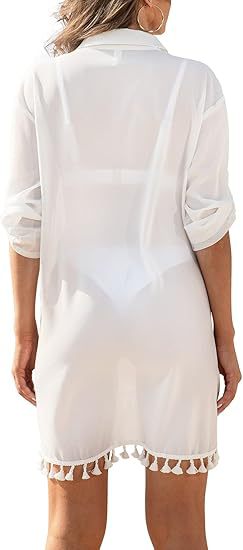 Tassel Beach Swimsuit Bikini Dress - Image 20