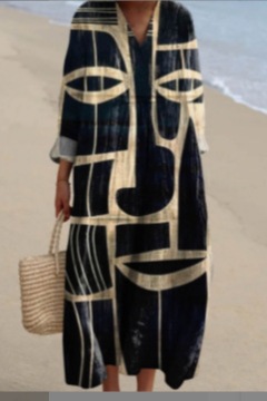 European And American Style Shirt Dress For Women - Image 15