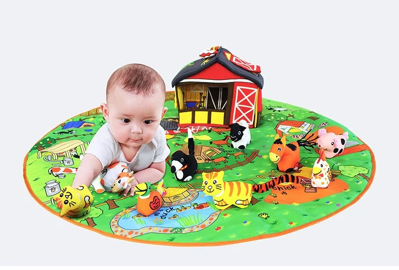 Baby Play Blanket Early Education Animal Toys - Image 8