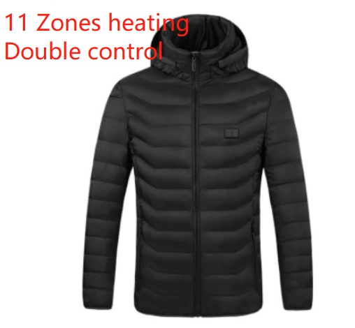 Winter Smart Heating Cotton USB Charging Heating Cotton Men's Jacket - Image 38