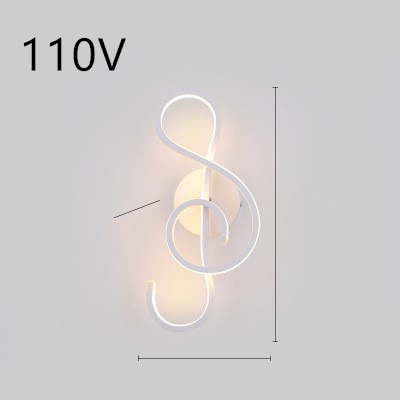 led wall lamp nordic minimalist bedroom bedside lamp - Image 28
