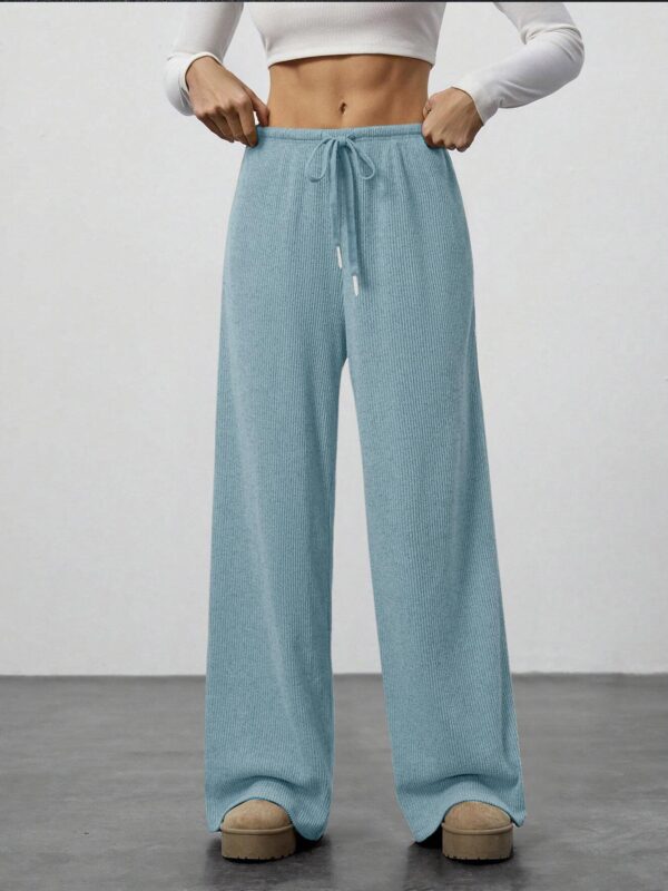 Women's Solid-color Casual Straight-leg Pants - Image 21