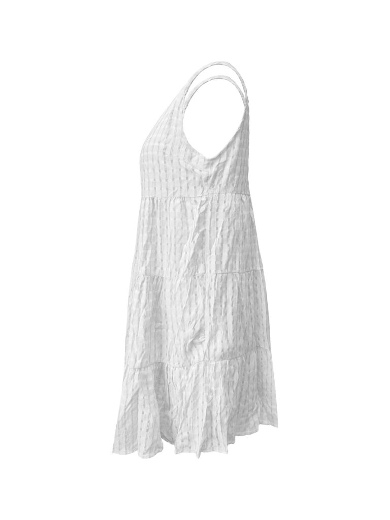 Women's Casual Solid-Colored Hollow-Out Vest Dress For Lunch Break