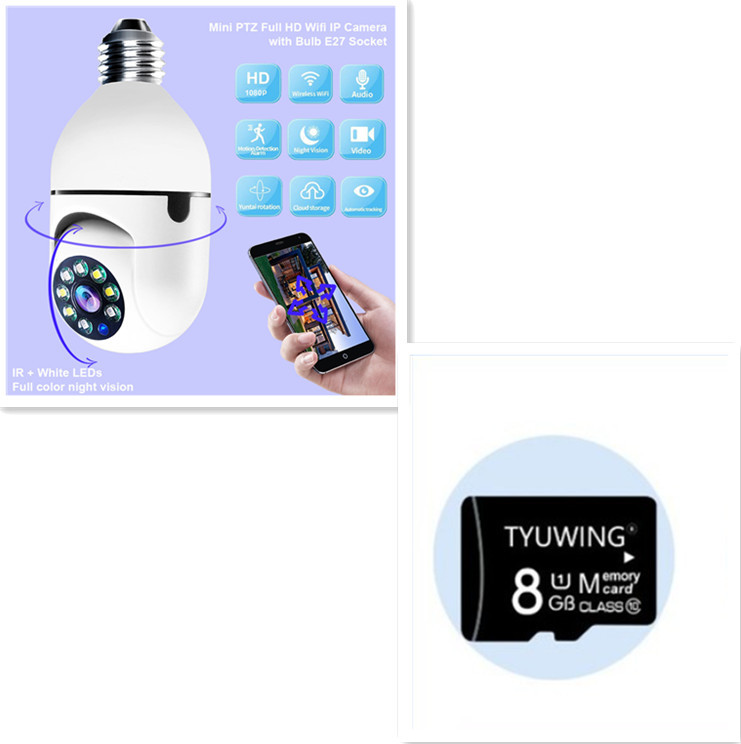 WiFi CAMERA 1080P Bulb 4X Zoom Camera E27 Home 5GWiFi Alarm Monitor - Image 12
