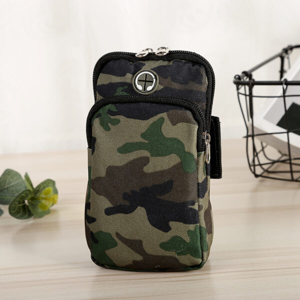 Running Sports Camouflage Mobile Phone Arm Water Repellent Wrist Bag - Image 9