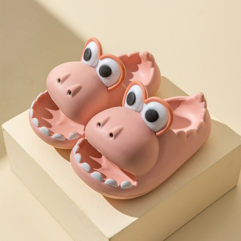 Kids Dinosaur Slippers Wholesale Summer Cartoon Parent Child Outdoor Home EVA Sandals Women Men Kids Cute Slippers Baby Shoes - Image 56
