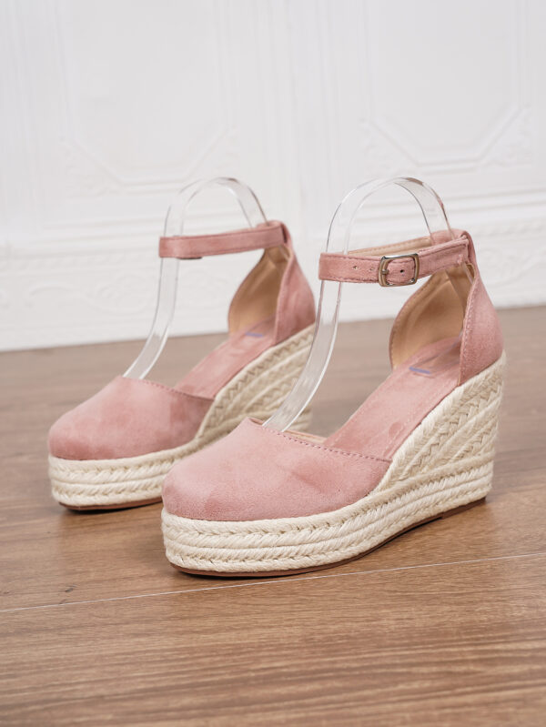 Platform Espadrille Sandals With Ankle Strap - Image 38