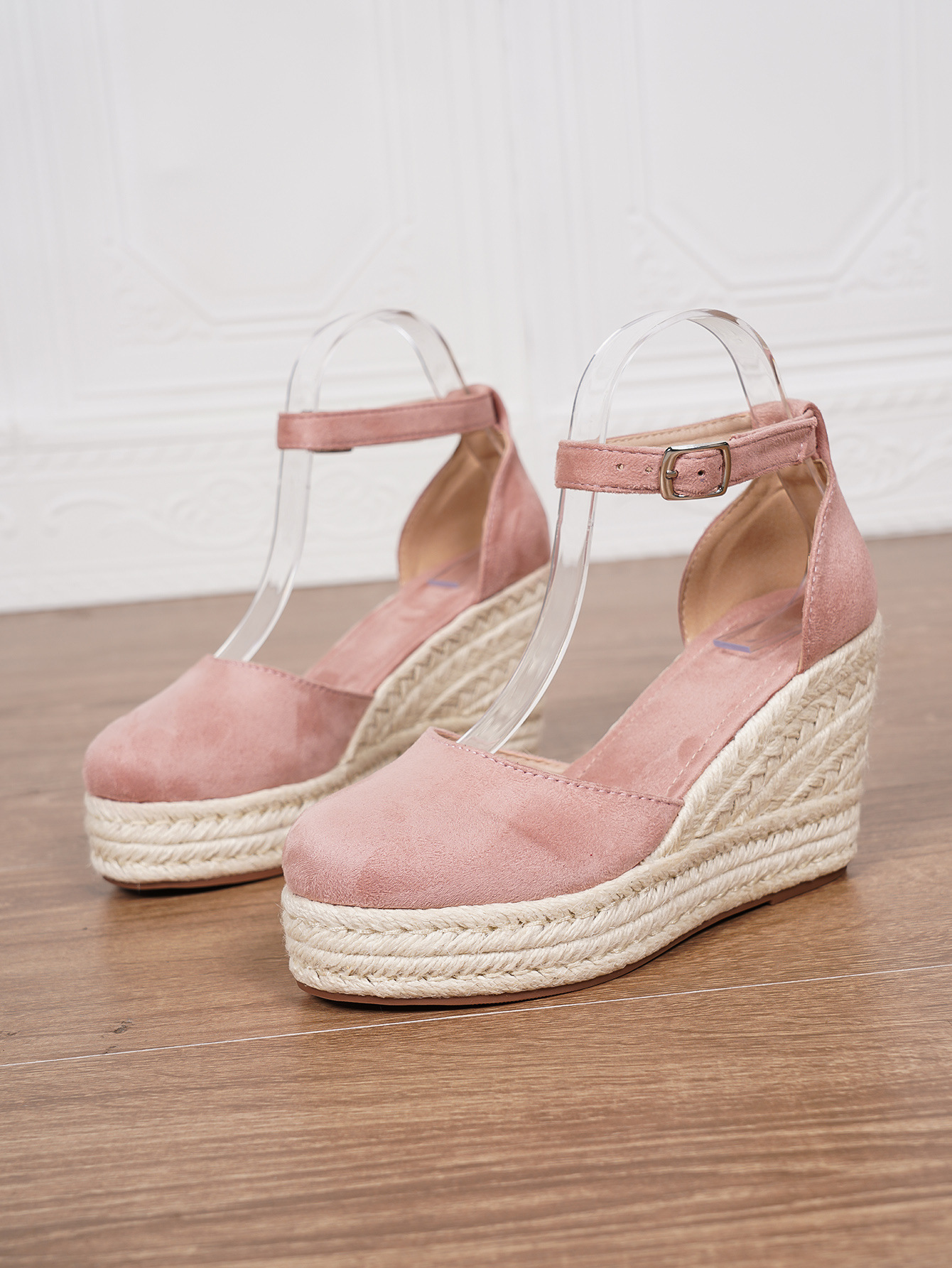 Platform Espadrille Sandals With Ankle Strap - Image 39