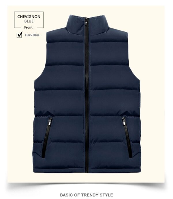 Vest-style Men's Autumnwinter Down Cotton-padded Garment - Image 10