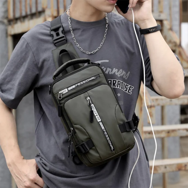 Crossbody Bags Men Multifunctional Backpack Shoulder Chest Bags - Image 24