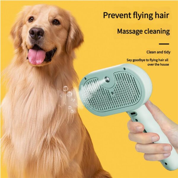New Chevaroo Horse Steam Brush, Chevaroo 3-in-1 Self-Cleaning Steam Pet Brush For Shedding, Pet Steam Brush, Silicone Bristle Head 360 Rotating Pet Steam Brush - Image 8