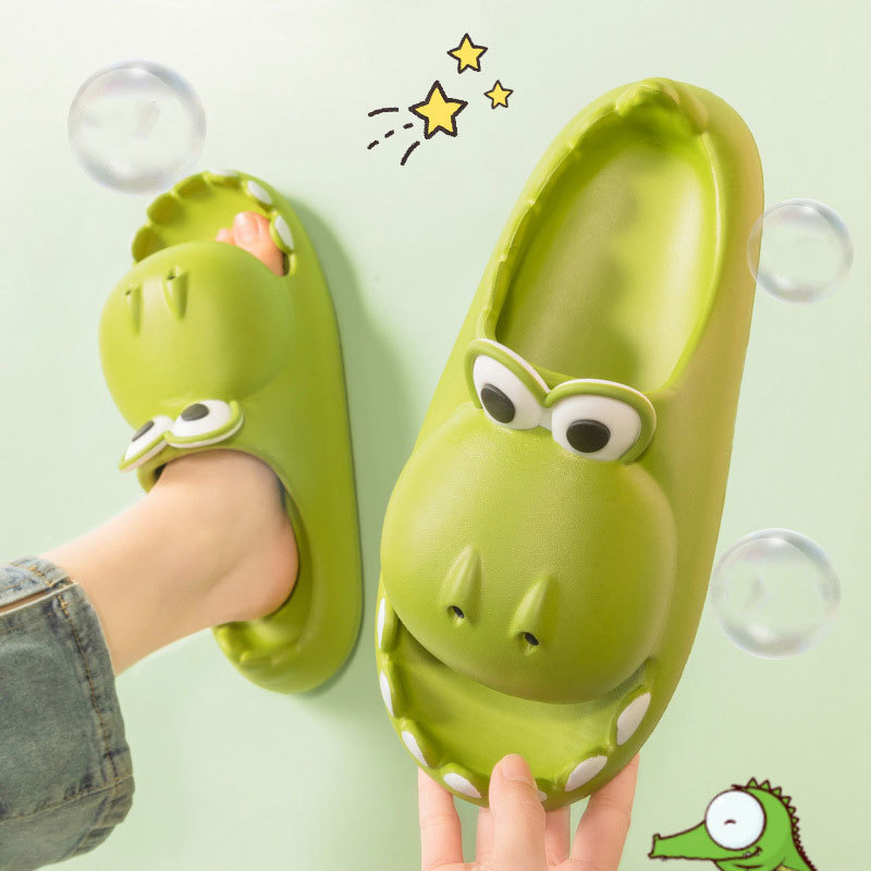 Kids Dinosaur Slippers Wholesale Summer Cartoon Parent Child Outdoor Home EVA Sandals Women Men Kids Cute Slippers Baby Shoes - Image 7