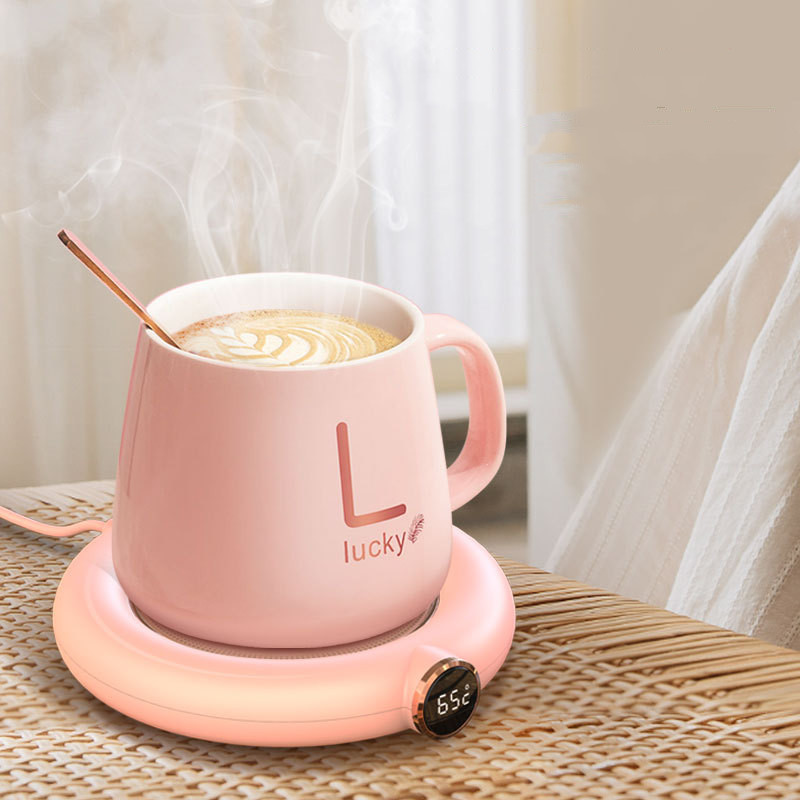 Coffee Mug Warmer Warm Coaster Smart Heating Cup Thermal Insulation Constant Temperature Coaster Heating Pad Desktop - Image 14