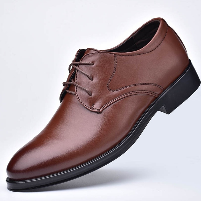 Black Shoes With Pointed Toe For Men - Image 23