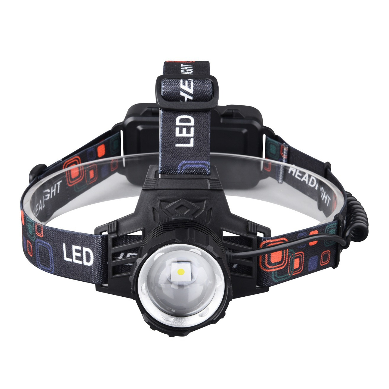 T6 white light green light red light zoom headlight - Image 15