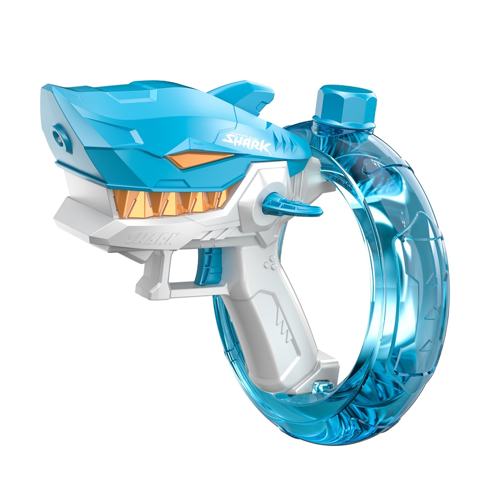 New Shark Electric Water Gun Toys Fully Automatic Continuous Fire Water Gun Large Capacity Beach Summer Children