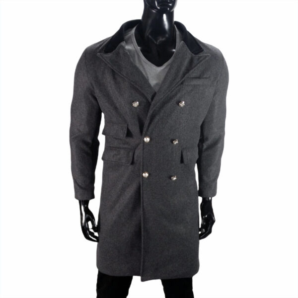 Men's Fat And Strong Woolen Casual Jacket - Image 21