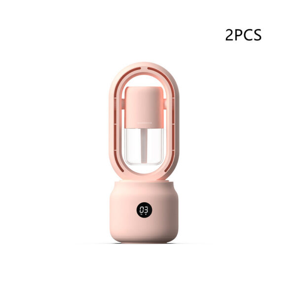 Summer Water Cooled Spray Mist Electric Fan USB Rechargeable Portable Wireless Air Humidifier Bladeless Ventilator Table Fan - Image 27