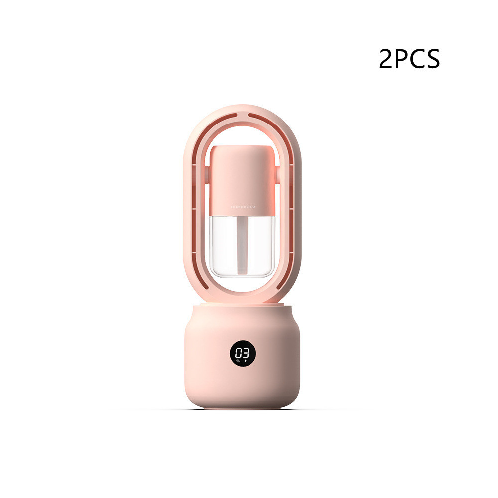 Summer Water Cooled Spray Mist Electric Fan USB Rechargeable Portable Wireless Air Humidifier Bladeless Ventilator Table Fan - Image 27