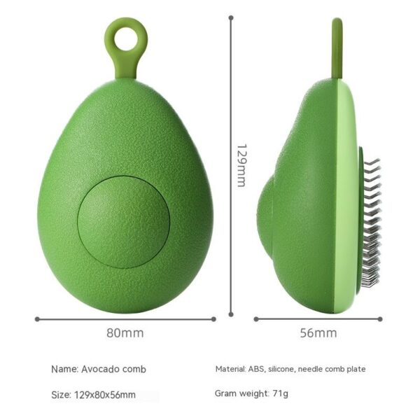 Cat Brush Hair Remover Cleaning Avocado Shaped Dog Grooming Tool Pet Combs Brush Stainless Steel Needle Pet Cleaning Care - Image 7