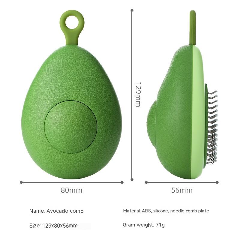 Cat Brush Hair Remover Cleaning Avocado Shaped Dog Grooming Tool Pet Combs Brush Stainless Steel Needle Pet Cleaning Care - Image 7