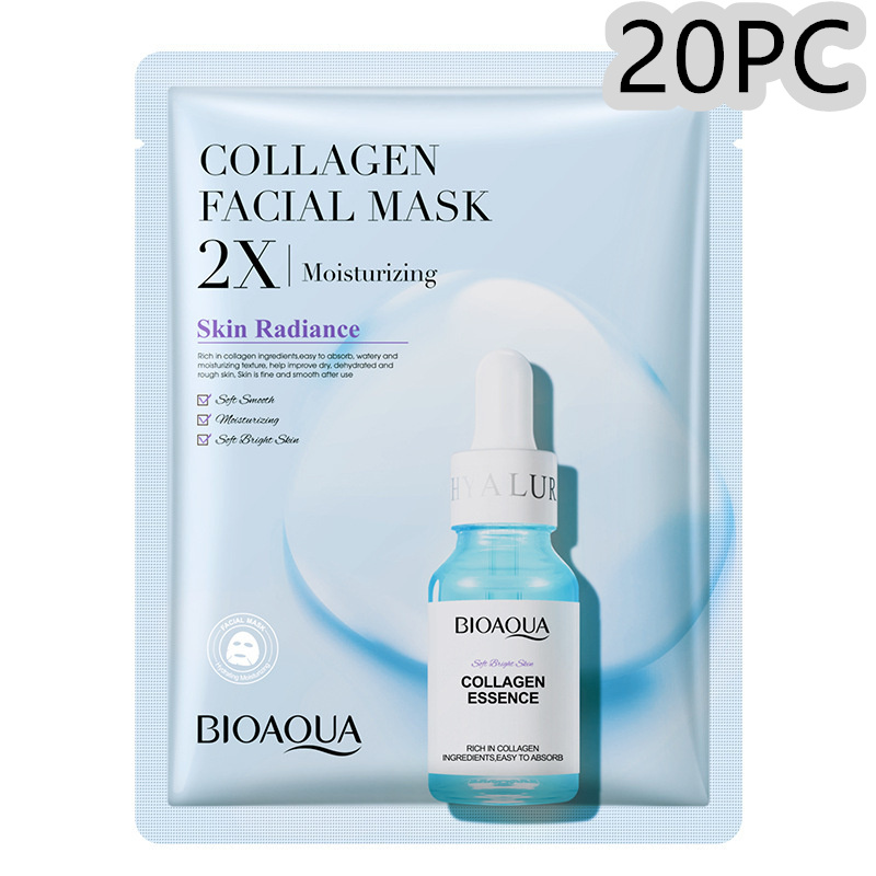 Collagen Face Mask Moisturizing Firming Face Sheet Mask Hyaluronic Acid Facial Masks Beauty Skin Care Gel Skin Care - Image 17