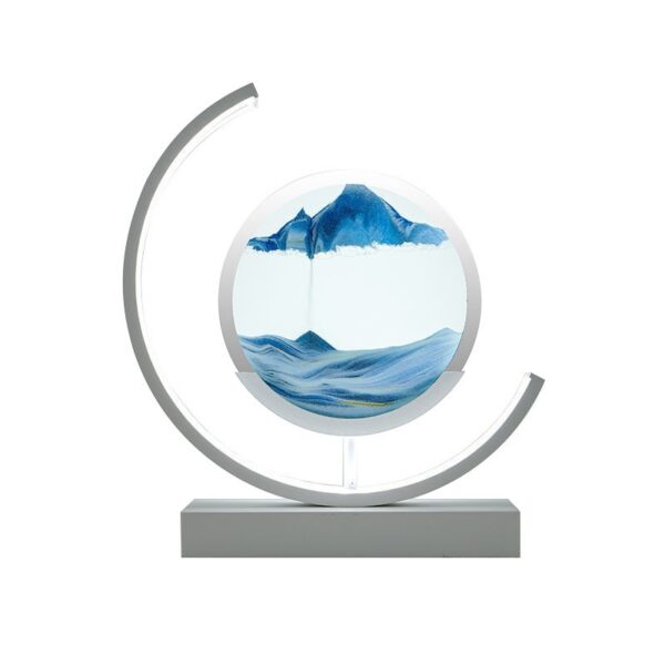 High-end Business Gifts Quicksand Painting 3D Living Room Decorations Lights Creative Lamp Led Lights - Image 15