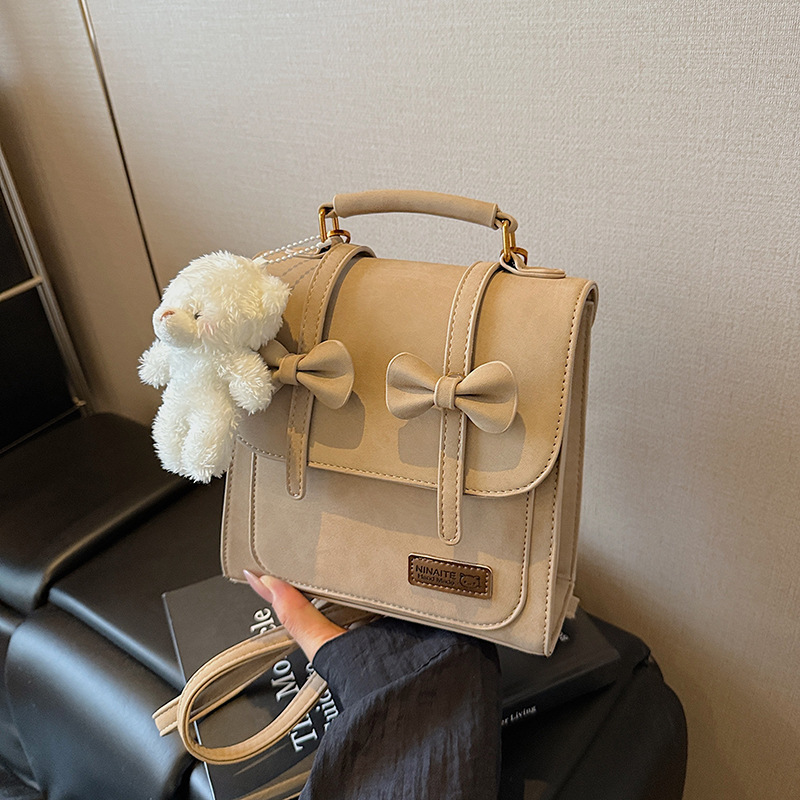 British-style Retro Chic Womens Backpack - Image 5