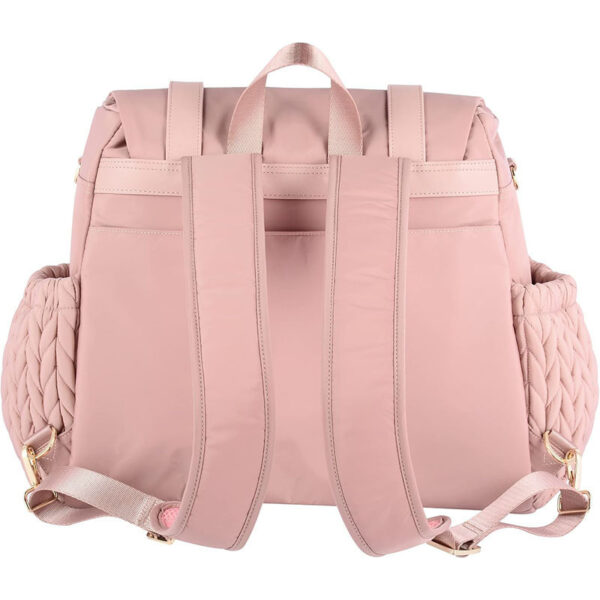 Large-Capacity Stylish Insulated Quilted Mommy Backpack For Outdoor Travel - Image 4