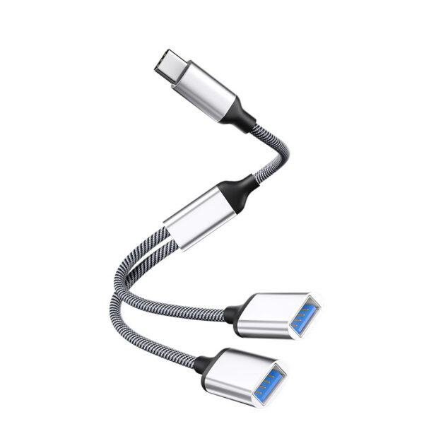 1-to-2 Hub Laptop Docking Station Adapter - Image 3